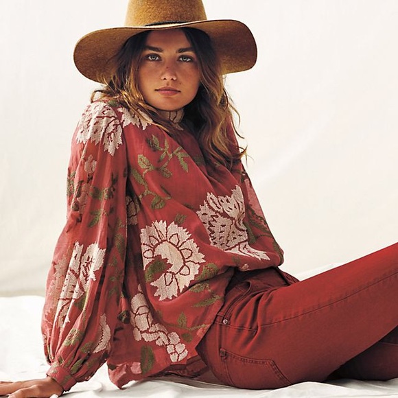 Anthropologie Tops - Anthropologie Payal Pratap Rhododendron Blouse